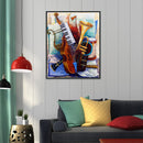 5D DIY Full Drill Diamond Painting Musical Instruments Cross Stitch Craft