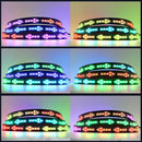 60"LED Car Trunk RGB Dynamic Tailgate Rear Turn Signal Brake Warning Light Strip