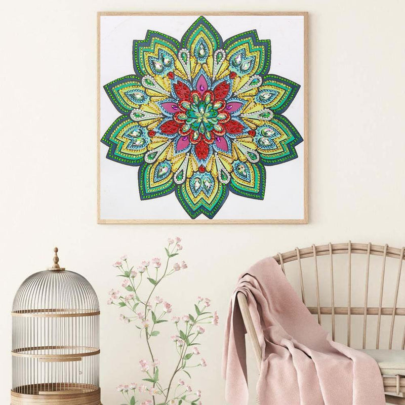 5D DIY Special Shaped Diamond Painting Mandala Cross Stitch Kits (DZ285)