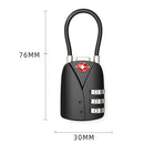 Password Lock Smart Combination Lock 3-Digit Security Padlock Code Padlock