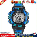 Multifunction Digital LED Quartz Alarm Date Sport Waterproof Watch (Blue) Newly