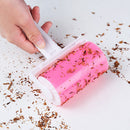 2 Way Pet Hair Clothes Lint Remover Roller Washable Brush Home Cleaning Gadget