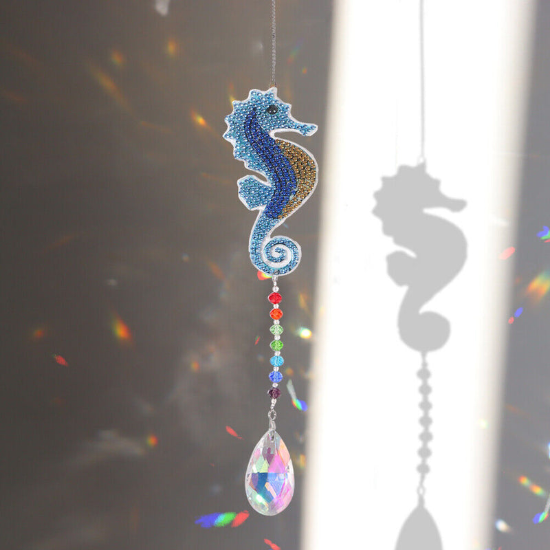 Diamond Painting Wind Chime 5D Crystal Dream Light Catcher Pendant (DZ3038)