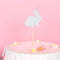 Easter Ornament Glitter Rabbit Cupcake Cake Toppers Happy Easter Rabbit