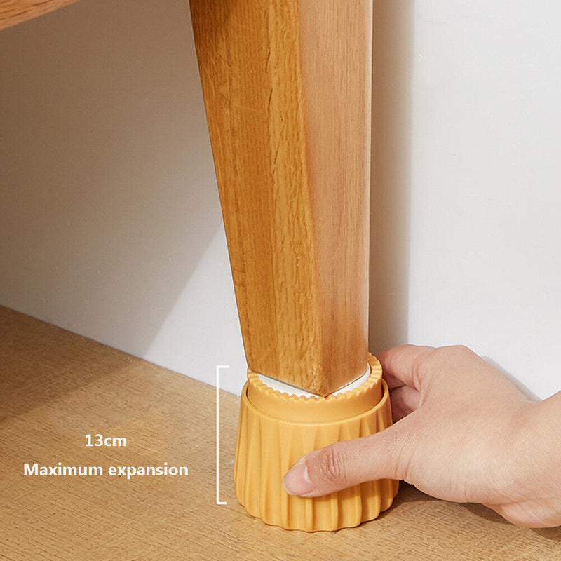 2x Bed Stabilizer Headboard Stoppers Furniture Bed Frame Tool (S Yellow)