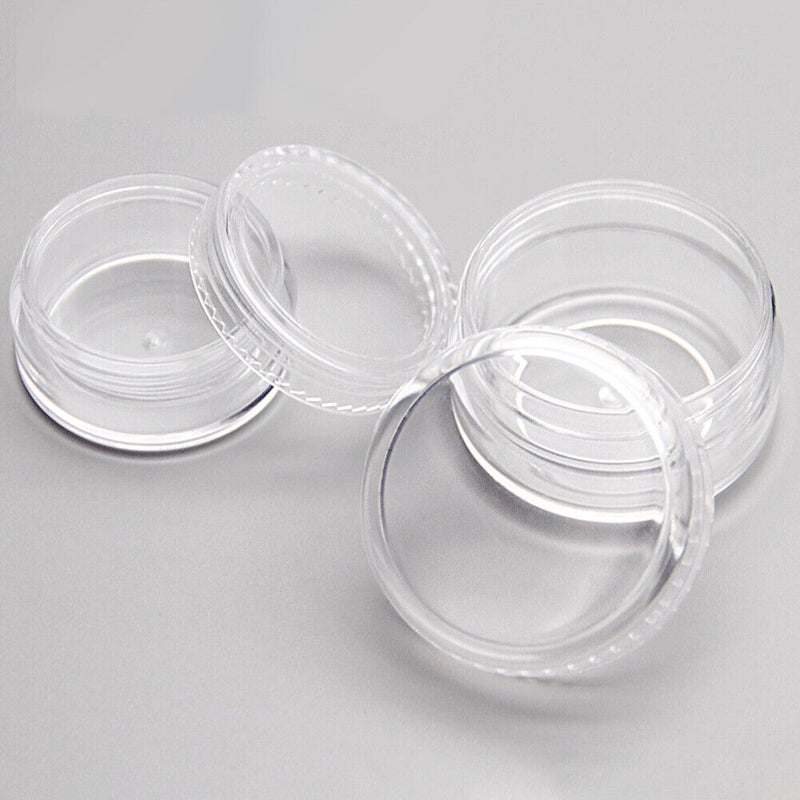 3g Empty Jewelry Bead Storage Box Small Round Sample Bottles Container Jars