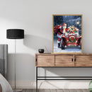 Diamond Painting Christmas Santa Prensents Car Full Round Drill Picture Kit