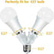 Screw E27LED Base Light Lamp Bulb Socket 1 to 2 Splitter F6U7 Adapters J8R4