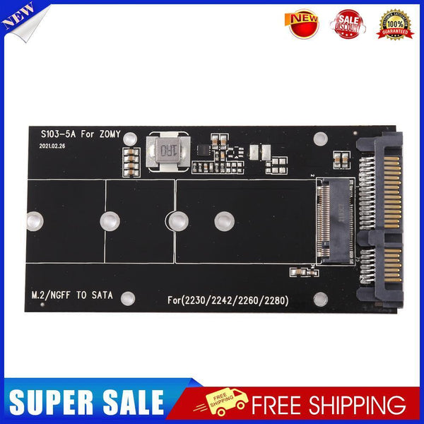 B Key M.2 NGFF SSD to 2.5in SATA  Converter Adapter Card 2230-2280