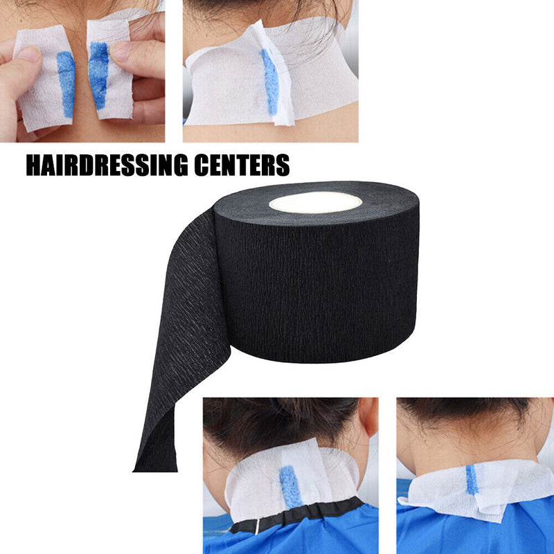 5 Roll Hair Coloring Salon Protection Covering Disposable Neck Paper Tool Newly