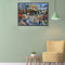 Old Buildings Oil Paint By Numbers Kits DIY Handpainted on Canvas Wall Art