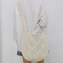 Fashion Knitted Shoulder Bags for Women Large Capacity Weave Tote Crossbody Bags