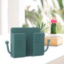 Adhesive Remote Control Mobile Phone Charging Plug Organizer Rack (Green) Newly