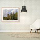 Painting By Numbers Kit DIY Tree Castle Hand Painted Canvas Oil Art Picture Gift