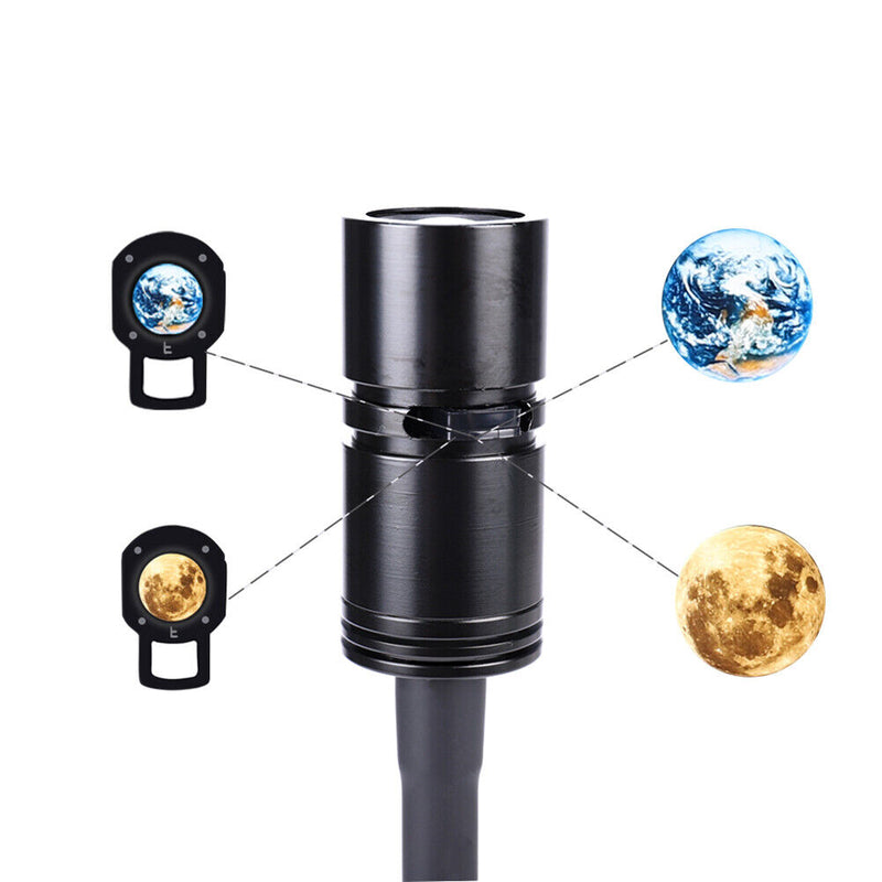 Projector Lamp Photo Atmosphere Girls Bedroom Night Light (Moon+Earth Film)