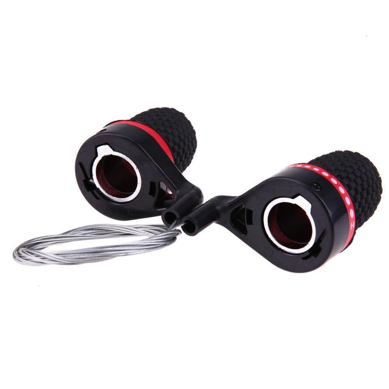 1 Pair Bike Bike Twist Grip Gear Shifter Accelerate Siamese DIP Shift