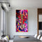 Abstract Guitar Oil Paint By Numbers Kit DIY Handpainted on Canvas Wall Unframed
