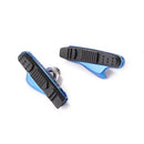 2X Road Bicycle Cycling Folding Bike V Brake Pads Holder Blocks (Blue)