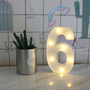 Digital Number LED Symbol Sign Night Light for Wedding Party Birthday (6) Newly