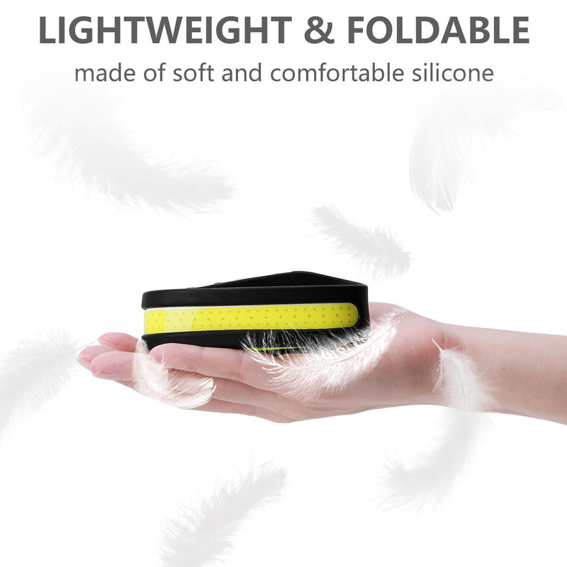 2pcs Wave Sensing COB Headlights Adjustable Headband Night Work Suitable Newly