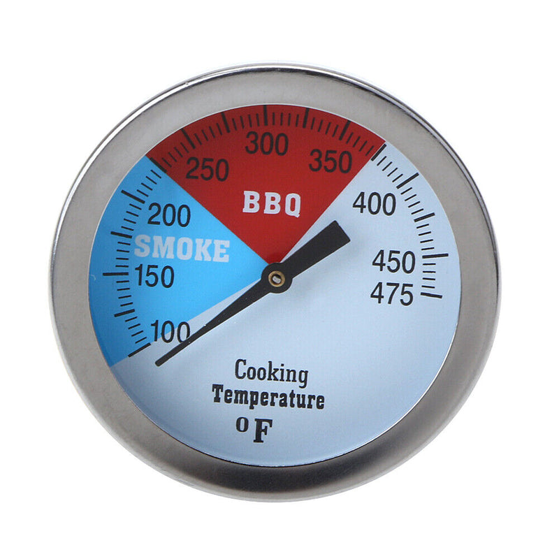 2-2" 475 RWB BBQ CHARCOAL GRILL WOOD SMOKER OVEN PIT TEMP GAUGE THERMOMETER