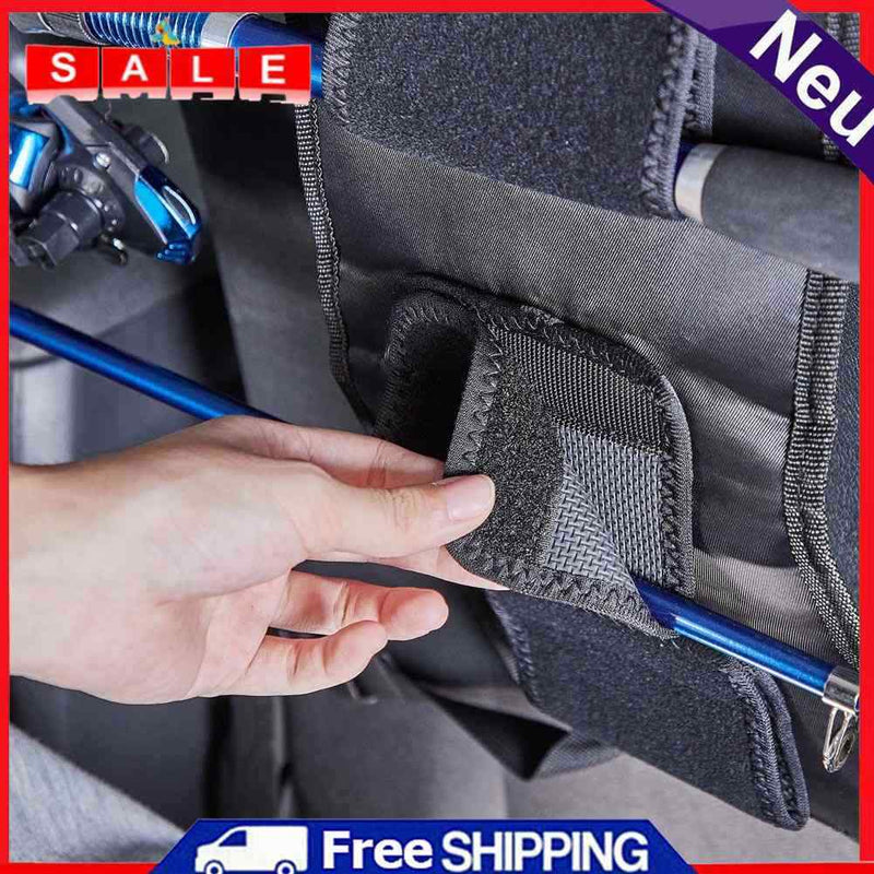 2pcs Vehicle Fishing Rod Holder Car Interior Tie Strap Tackle Lag