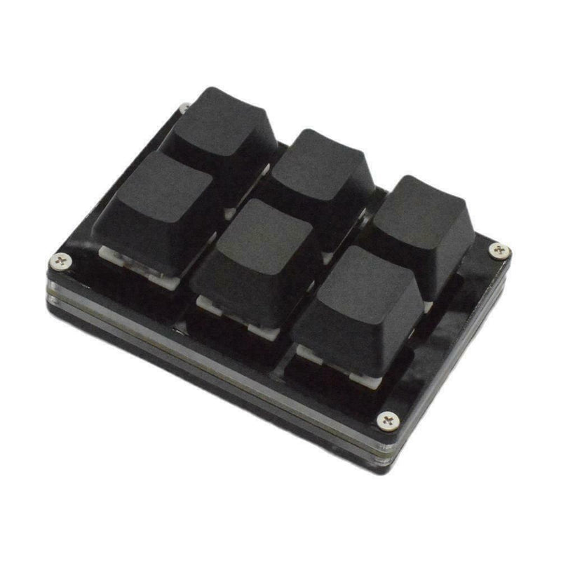 6 Keys Blacks Keypad Mini Keyboards Copy And Paste Shortcuts Custom B5I9