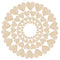 DIY 4 Sizes Wooden Love Heart Crafts Accessories Table Scatter Wedding Decor