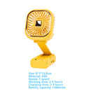 #A Mute Hanging Neck Fans 2 Speed Handheld Fan Desktop Fan for Outdoor Sport Tra