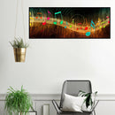 80x30cm 5D DIY Full Round Drill Diamond Painting Music Note Abstract Home Decor