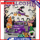 Purple Gnome Frameless Picture Oil Paint By Numbers Hand Painted Picture Kit