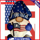 5D Diamond Painting DIY National Flag Gnome Full Round Drill Wall Decor Crafts