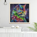 5D DIY Special Shaped Diamond Paint Multi Cat Cross Stitch Embroidery Kit Newly