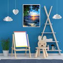 Sunrise Frameless Oil Paint by Numbers Kit DIY Handpainted Artistic Picture