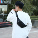 Fashion Fanny Pack Large Capacity Chest Bags Solid Color Multi Pocket for Sports