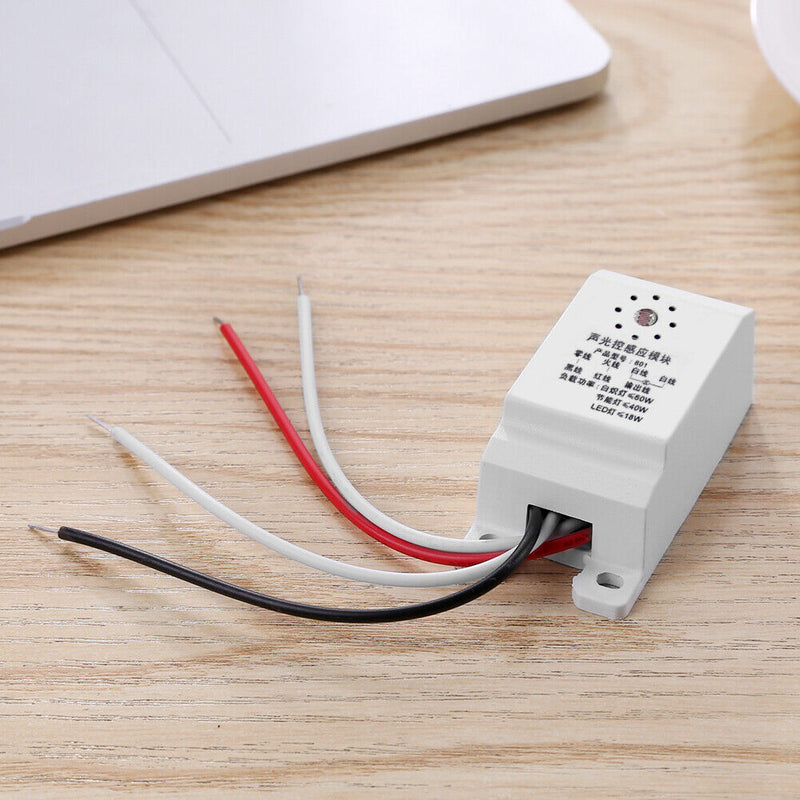 160-250V AC Smart Switch Off to Light Sound Voice Sensor Contro