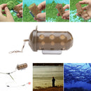 Fishing Bait Cage Basketball Feeder Holder Fishing Lure Cage Fishing Accessories