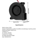 Durable Dual Ball Bearing 12V Radiator Brushless Cooling Fan Heatsink Blower