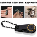 Stainless Steel Portable Tool Multifunction Mini Cutter Outdoor EDC Key Ring