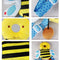 Safety Baby Head Protection Pillow Headrest Pad Neck Protector (Bees) Newly