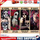 Beauty Skeleton Oil Painting By Numbers DIY Frameless Art Picture On Canvas