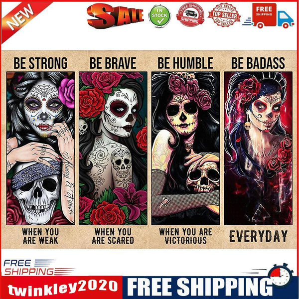 Beauty Skeleton Oil Painting By Numbers DIY Frameless Art Picture On Canvas