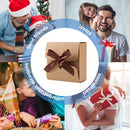 Gift Boxes 10 Packs, Kraft Paper, Presents Package Wrap (14 X 14 X 5cm) Newly