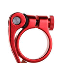 31.8mm MTB Bike Cycling Saddle Seat Post Clamp Quick Release QR Style Red Newly