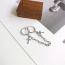 Fashion Men Adjustable Chain Joint Rock Hip Hop Cross Rings Biker Gothic Punk
