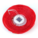 #A Chinese Lantern Solar LED Night Light Nylon Cloth Spray Painting Waterproof L