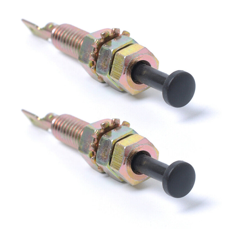 Universal Car Door Jamb Trunk Hood Pin Switch Adjustable Length (2pcs) Newly