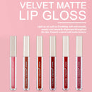 6pcs Velvet Matte Lip Gloss Waterproof Liquid Lipstick Lip Makeup Women Gifts