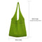 #A Knitting Women Underarm Shoulder Bag Large Capacity Totes Hobo Shopping Purse