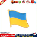 1pcs 22mm Ukraine Map Lapel Pin Brooch Clothing Accessories(A Painted) Newly